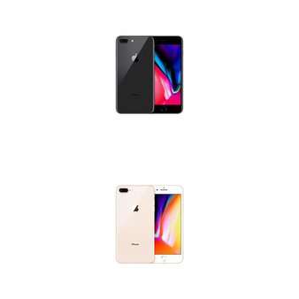 9 Pcs – Apple iPhone 8 Plus – Refurbished (GRADE A – Unlocked) – Models: MQ8D2LL/A, MQ8F2LL/A