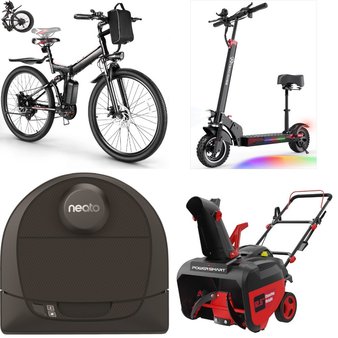 Flash Sale! Truckload – 26 Pallets – 860 Pcs – Kitchen & Dining, Vacuums, Monitors, Powered – Customer Returns – Great Value, Onn, Cirkul, Tineco