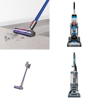 Pallet – 13 Pcs – Vacuums – Damaged / Missing Parts / Tested NOT WORKING – Bissell, Hoover, Dyson, Shark
