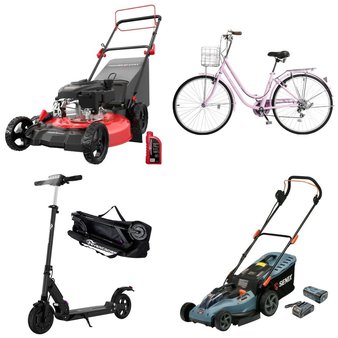 Pallet – 14 Pcs – Vehicles, Mowers, Unsorted, Patio – Customer Returns – Ktaxon, SENIX, Funcid, NICESOUL