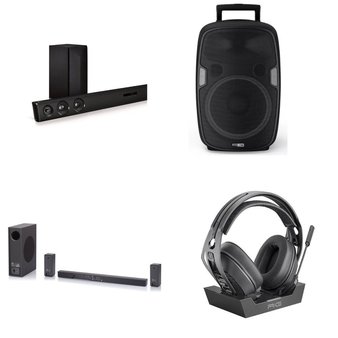 Pallet – 79 Pcs – Speakers, Audio Headsets, In Ear Headphones – Open Box Customer Returns – onn., PDP, Philips, JBL