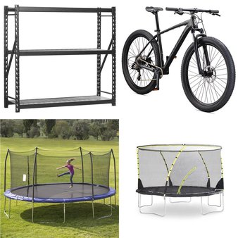 Flash Sale! 2 Pallets – 30 Pcs – Storage & Organization, Trampolines, Patio, Cycling & Bicycles – Overstock – EDSAL, Mainstays, Skywalker, Arrow Storage Buildings