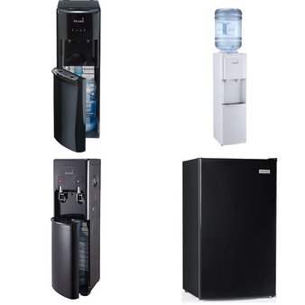 CLEARANCE! Pallet – 10 Pcs – Bar Refrigerators & Water Coolers, Humidifiers / De-Humidifiers, Refrigerators – Customer Returns – Primo Water, Primo, Honeywell, Igloo