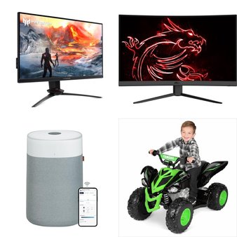 Pallet – 13 Pcs – Monitors, Vehicles, Power Tools, Humidifiers / De-Humidifiers – Customer Returns – onn., YAMAHA, Goodyear, MSI
