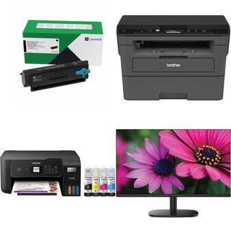 Pallet – 23 Pcs – All-In-One, Monitors – Open Box Customer Returns – HP, Onn, Canon, 3M