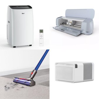 Pallet – 23 Pcs – Air Conditioners, Vacuums, Automotive Accessories – Damaged / Missing Parts / Tested NOT WORKING – Dyson, EverStart, AGLUCKY, Midea