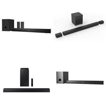 Pallet – 28 Pcs – Speakers – Damaged / Missing Parts / Tested NOT WORKING – Onn, Samsung, VIZIO, Victrola