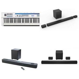Pallet – 23 Pcs – Speakers, Accessories, DVD & Blu-ray Players, Powered – Customer Returns – VIZIO, Onn, onn., Casio
