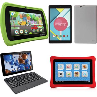 34 Pcs – Tablets – Refurbished (GRADE C) – NEXTBOOK, RCA, LeapFrog, NABI
