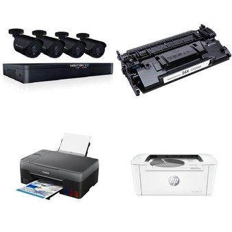 1 Pallet – 102 Pcs – Ink, Toner, Accessories & Supplies, Cordless / Corded Phones, All-In-One – Open Box Customer Returns – HP, VTECH, Green Project, Canon