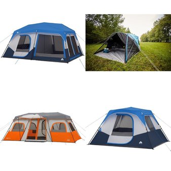 CLEARANCE! Pallet – 33 Pcs – Camping & Hiking – Customer Returns – Ozark Trail, Coleman, Ozark, Slumberjack