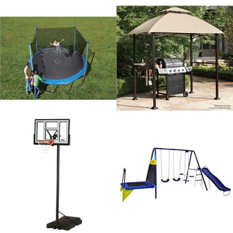 Pallet – 5 Pcs – Outdoor Sports, Outdoor Play – Customer Returns – Sportspower, Trainor Sports, Backyard Grill, Everlast