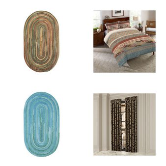 6 Pallets – 983 Pcs – Curtains & Window Coverings, Decor, Bedding Sets, Bath – Like New or New Customer Returns – JC Penney