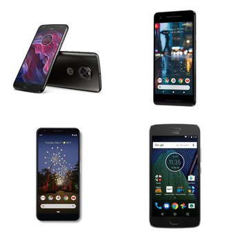 10 Pcs – Unlocked Cellular Phones – Refurbished (GRADE A) – Motorola, Google, LG