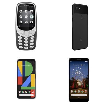 10 Pcs – Unlocked Cellular Phones – Refurbished (GRADE A) – Nokia, Google