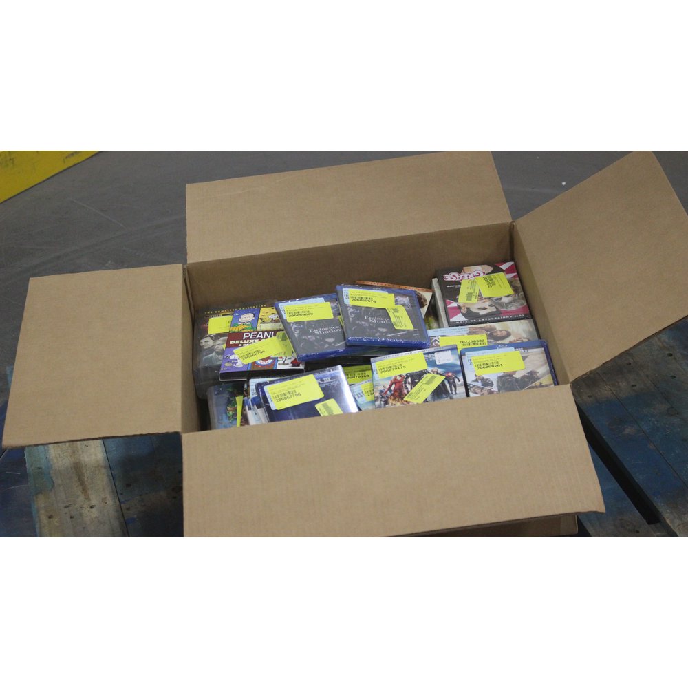 1 Parcel Box - 77 Pcs - DVD Discs - NEW/SEALED Products