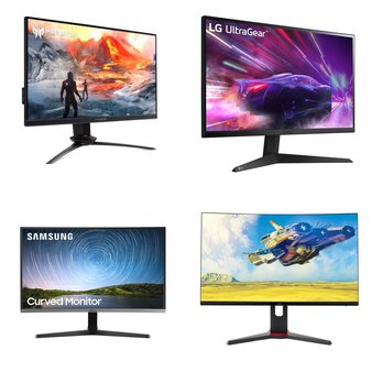 Pallet – 40 Pcs – Monitors – Customer Returns – Onn, LG, ACER, Samsung