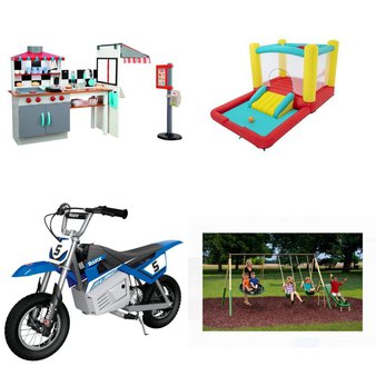 6 Pallets – 75 Pcs – Powered, Outdoor Play, Not Powered, Trampolines – Customer Returns – Razor, Razor Power Core, Jetson, Bounce Pro