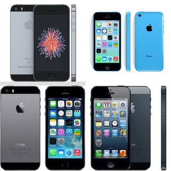 25 Pcs – Apple iPhones – Refurbished (BRAND NEW, GRADE A – Unlocked) – Models: MP8K2LL/A, ME296C/A – T, ME495LL/A – T, MD293LL/A – T