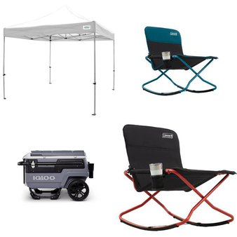 Pallet – 18 Pcs – Camping & Hiking – Customer Returns – Coleman, Ozark Trail, Igloo, Caravan Global