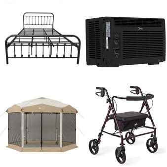 Pallet – 16 Pcs – Bedroom, Fans, Inkjet, Canes, Walkers, Wheelchairs & Mobility – Overstock – Sumyeg, Midea, HP