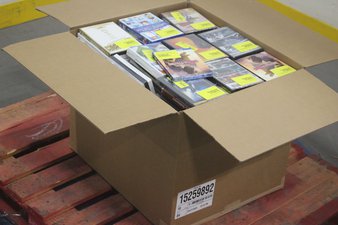 1 Parcel Box – 244 Pcs – DVD Discs, Blu-ray Discs – NEW/SEALED Products – Walmart