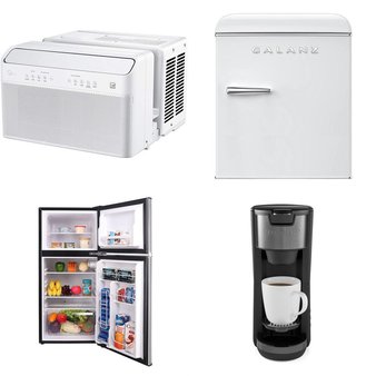 Pallet – 8 Pcs – Air Conditioners, Refrigerators, Single Cup Brewers – Overstock – Midea, Frigidaire