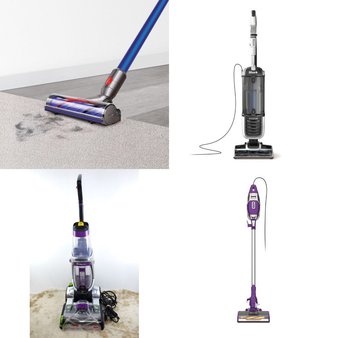 Pallet – 12 Pcs – Vacuums – Damaged / Missing Parts / Tested NOT WORKING – Shark, Bissell, Hoover, Dyson