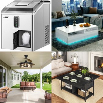 Pallet – 7 Pcs – Living Room, Lighting & Light Fixtures, Vacuums, Unsorted – Customer Returns – Hommpa, DINGLILIGHTING, INSE, Behost