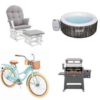 2 Pallets – 19 Pcs – Baby, Cycling & Bicycles, Patio & Outdoor Lighting / Decor, Hunting – Overstock – Angel Line, Huffy, Keter, Stack-On