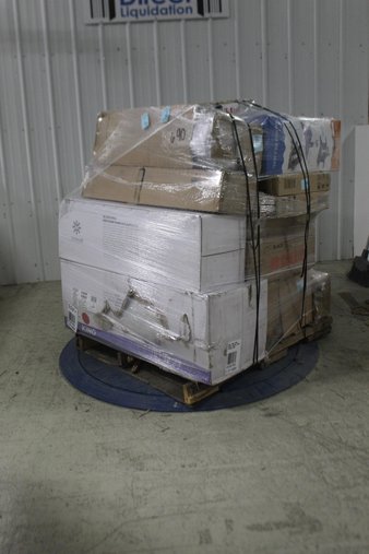 1 Pallets – 13 Pcs – New Bedroom, TV Stands, Wall Mounts & Entertainment Centers, Office – New and New Damaged Box – Walmart