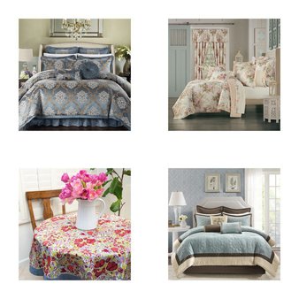 3 Pallets – 925 Pcs – Curtains & Window Coverings, Decor, Bath, Sheets, Pillowcases & Bed Skirts – Like New or New Customer Returns – JC Penney