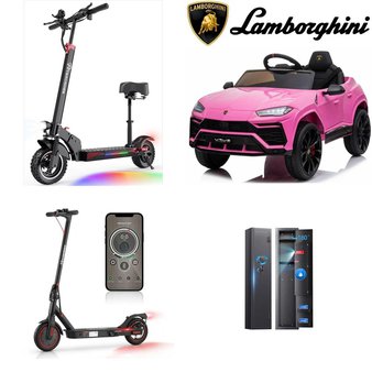 Pallet – 15 Pcs – Powered, Unsorted, Vehicles, Outdoor Sports – Customer Returns – EVERCROSS, UHOMEPRO, Zimtown, Roc SUP Co
