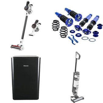 Pallet – 24 Pcs – Vacuums, Unsorted, Bedroom, Air Conditioners – Customer Returns – Hommpa, Travelhouse, INSE, Costway