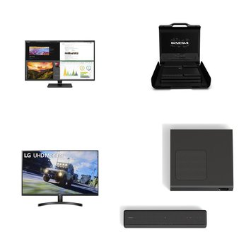 Pallet – 46 Pcs – Powered, Monitors, Audio Headsets – Damaged / Missing Parts / Tested NOT WORKING – Hover-1, LG, Jetson, Samsung