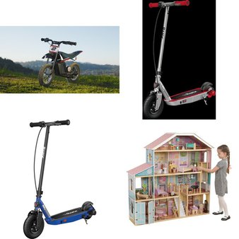 Pallet – 16 Pcs – Powered, Not Powered, Vehicles, Trains & RC, Dolls – Customer Returns – Razor, Razor Power Core, Funrise Inc., KidKraft