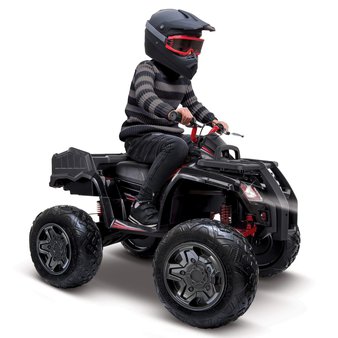 Pallet – Huffy 17229 Torex ATV Kids’ 24V 4-Wheeler Electric Ride-On Quad, Black – Customer Returns