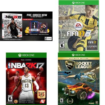 12 Pcs -Microsoft Video Games – New – NBA 2K19 (Xbox One), NBA 2K18 (Xbox One), FIFA 17 – Xbox One – Standard Edition, NBA 2K17 (Xbox One Standard Edition)