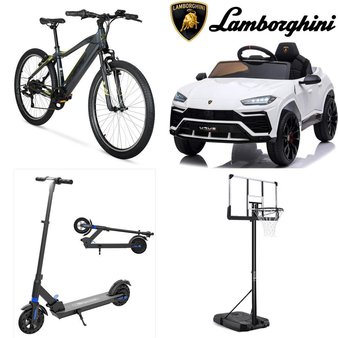 Pallet – 12 Pcs – Powered, Unsorted, Cycling & Bicycles, Outdoor Sports – Customer Returns – EVERCROSS, Hyper Bicycles, MaxKare, SEGMART