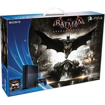 5 Pieces of Sony 3000847 PlayStation 4 500GB Batman: Arkham Knight Bundle, Black Video Game Consoles GRADE B Refurbished