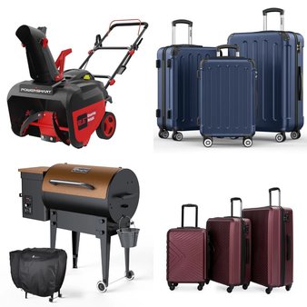 Pallet – 8 Pcs – Luggage, Backpacks, Bags, Wallets & Accessories, Snow Removal, Grills & Outdoor Cooking – Customer Returns – Sunbee, Travelhouse, Zimtown, Ginza Travel