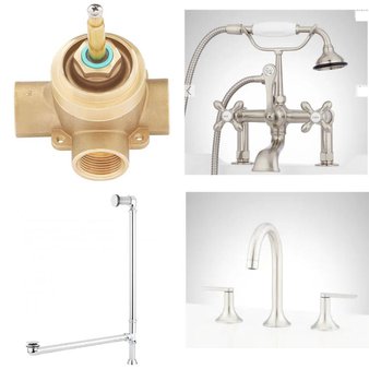 Pallet – 67 Pcs – Hardware, Unsorted, Bath, Kitchen & Bath Fixtures – Open Box Like New – Signature Hardware