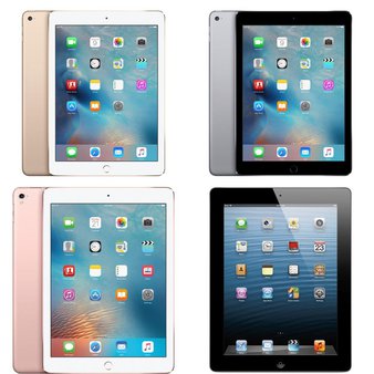 176 Pcs – Apple iPads – Refurbished (GRADE A – Original Box) – Models: MGNR2CL/A, MH182CL/A, MD516C/A, 3C530CL/A
