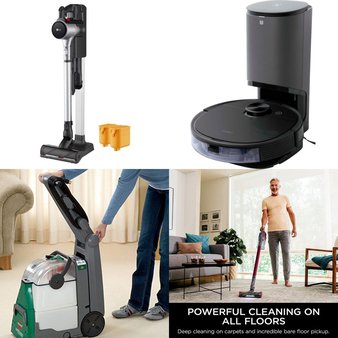 Flash Sale! 6 Pallets – 124 Pcs – Vacuums, Floor Care – Untested Customer Returns – Walmart