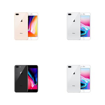 8 Pcs – Apple iPhone 8 Plus – Refurbished (GRADE A – Unlocked) – Models: MQ8G2LL/A, MQ8J2LL/A, MQ8E2LL/A, MQ8H2LL/A