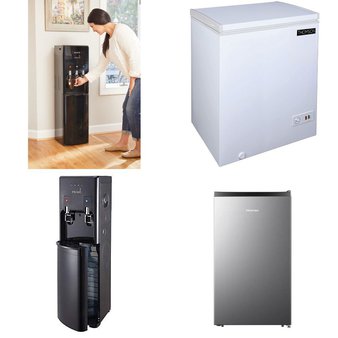 Pallet – 4 Pcs – Bar Refrigerators & Water Coolers, Freezers – Customer Returns – Primo, HISENSE, Thomson
