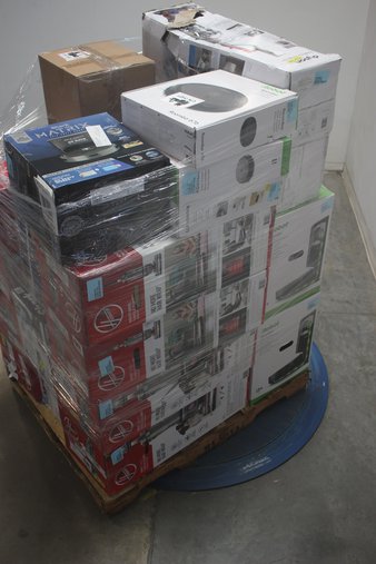 3 Pallets – 74 Pcs – Vacuums – Damaged / Missing Parts / Tested NOT WORKING – Shark, Hoover, iRobot, Dyson
