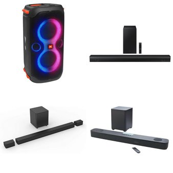 6 Pallets – 183 Pcs – Speakers, DVD & Blu-ray Players, Powered, Accessories – Customer Returns – Onn, Govee, onn., Philips