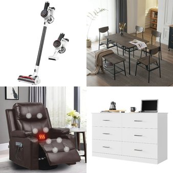 Pallet – 11 Pcs – Dining Room & Kitchen, Unsorted, Living Room, Massagers & Spa – Customer Returns – Homfa, SEGMART, Comhoma, DXlife