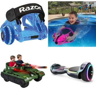 Pallet – 7 Pcs – Not Powered, Vehicles, Trains & RC – Customer Returns – Razor USA, Action Wheels